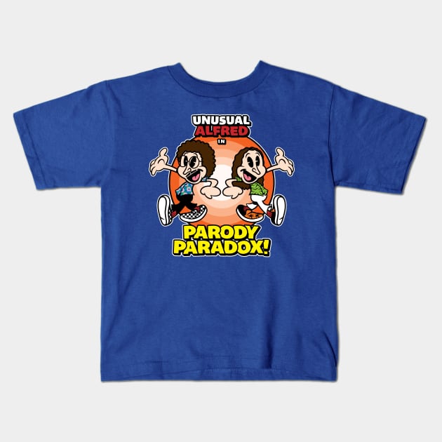 Parody Paradox! Kids T-Shirt by mikehandyart